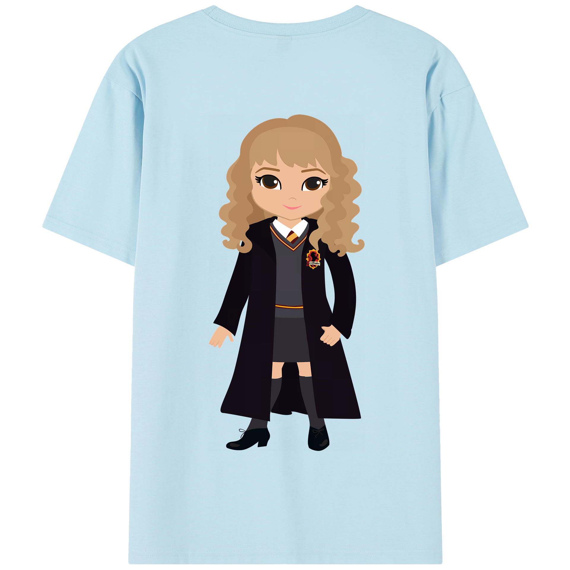 （画像用） Harry Potter ハリー・ポッターシリーズ 綿100％半袖Tシャツ（背面プリント）